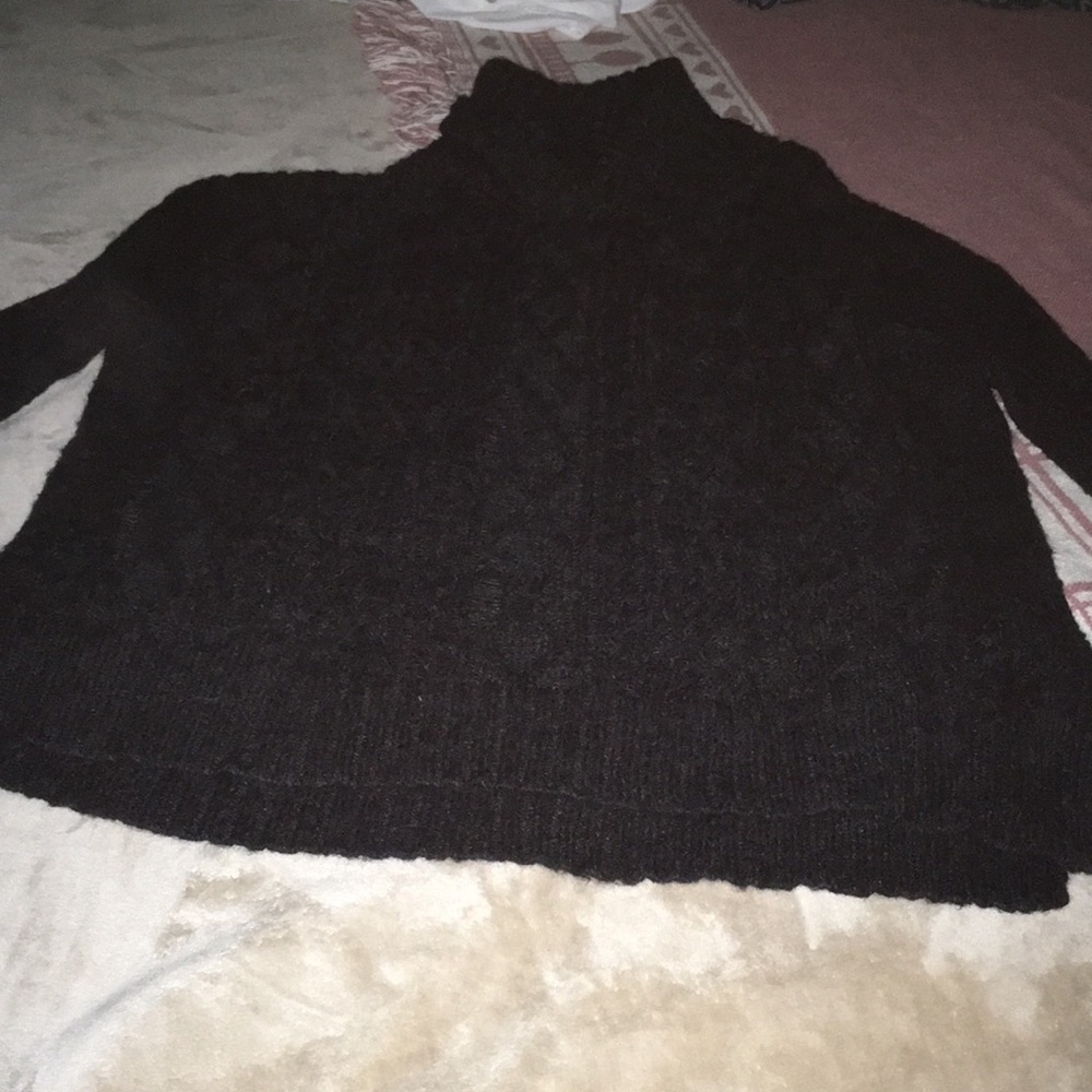 Free people knitted cable turtle neck sweater - Picture 2 of 12